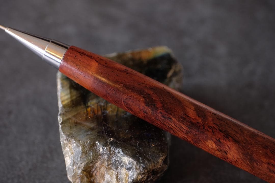 高村杢工房PG5木軸カスタムシャープペンシル0085 ホンジュラスローズ瘤