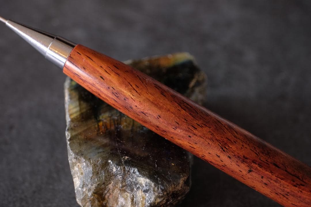 高村杢工房PG5木軸カスタムシャープペンシル0085 ホンジュラスローズ瘤