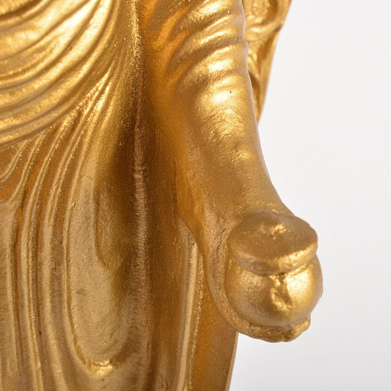 仏教美術　古銅鍍金　観音菩薩像　仏像　C　6593