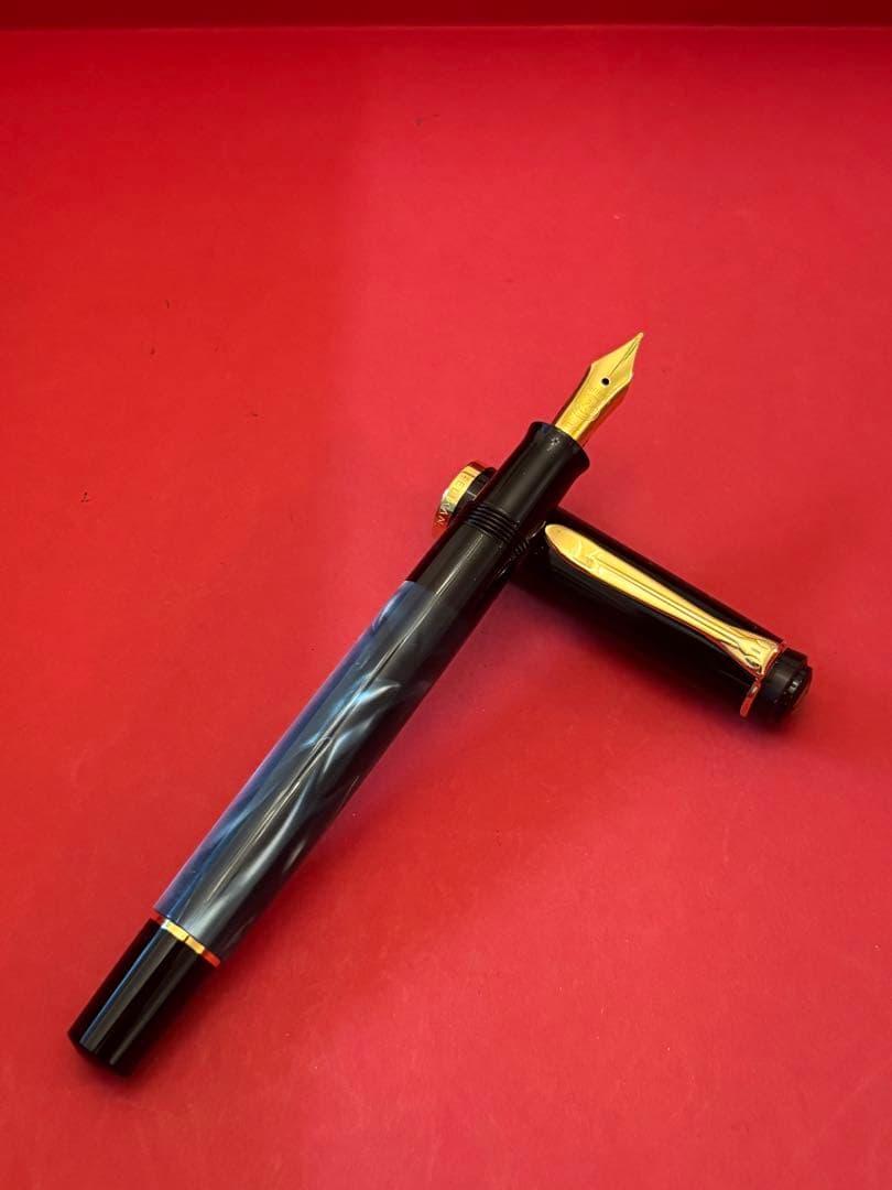 ペリカン 万年筆 マーブルグリーン ペン先 EF