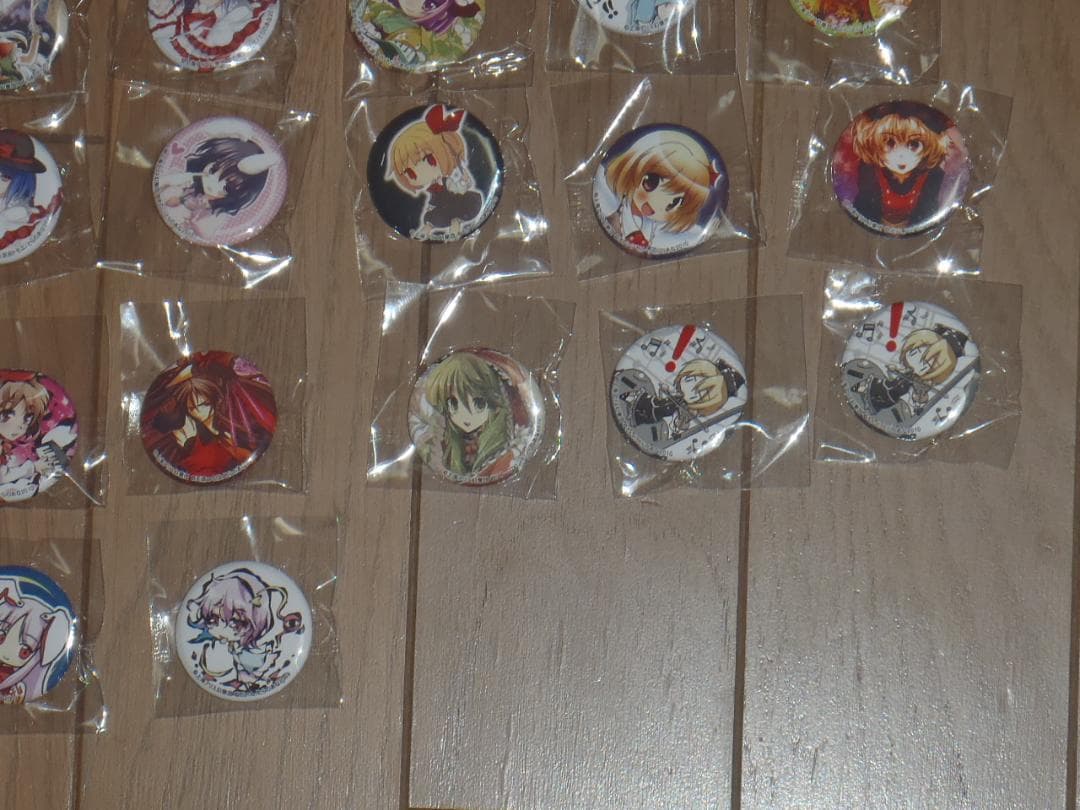 東方絢爛徽章　東方Project 缶バッジ　３２２個セット　未開封