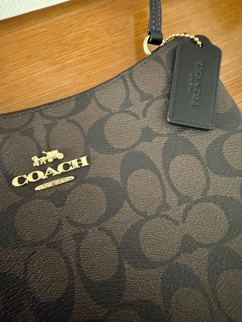 COACH ブラウン ショルダーバッグ