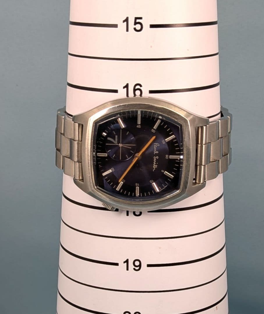 [稼働 電池交換済]Paul Smith 7 ナンバーセブン スモセコ