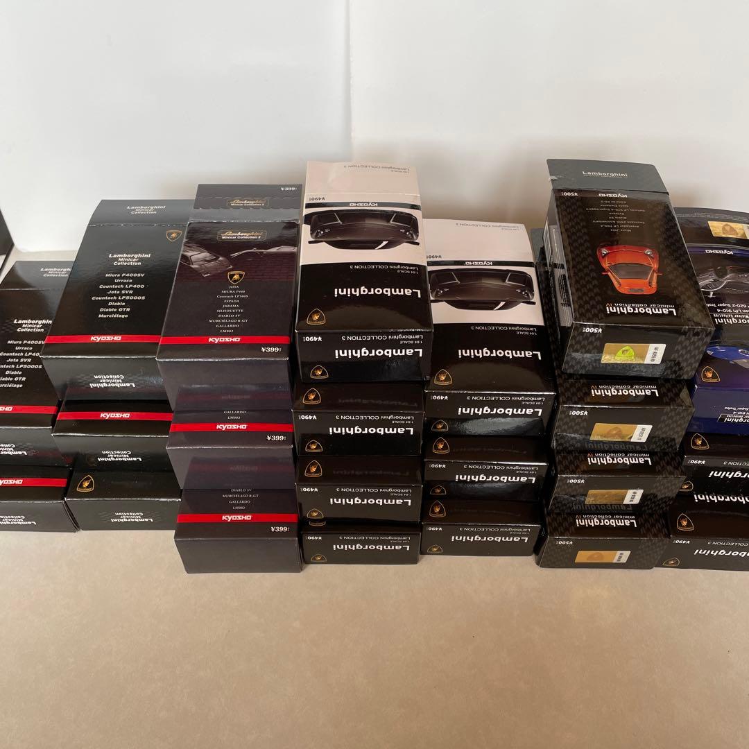 京商 1/64 ランボルギーニ 22台(イオタ，ミウラ，カウンタック等)