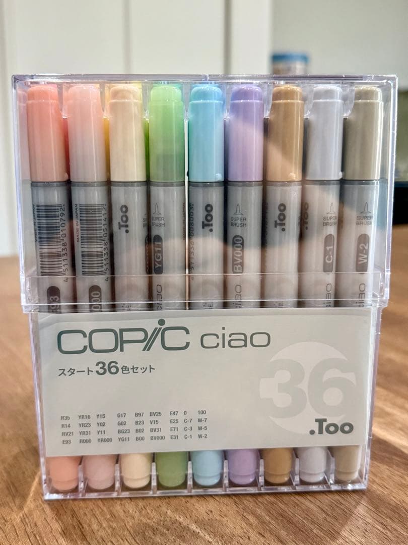 COPIC ciao スタート36色セット　日本製　未使用