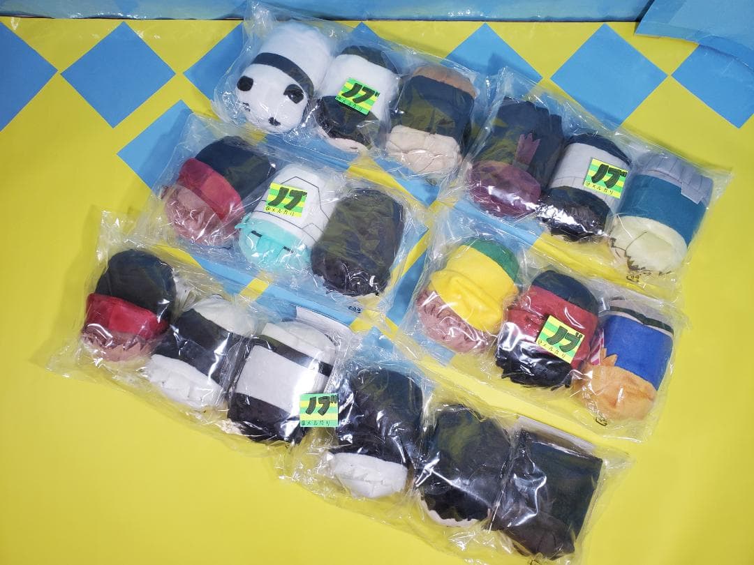 芥見下々 呪術廻戦展 のるキャラマスコット 3体セット 全18種 コンプリート⑤