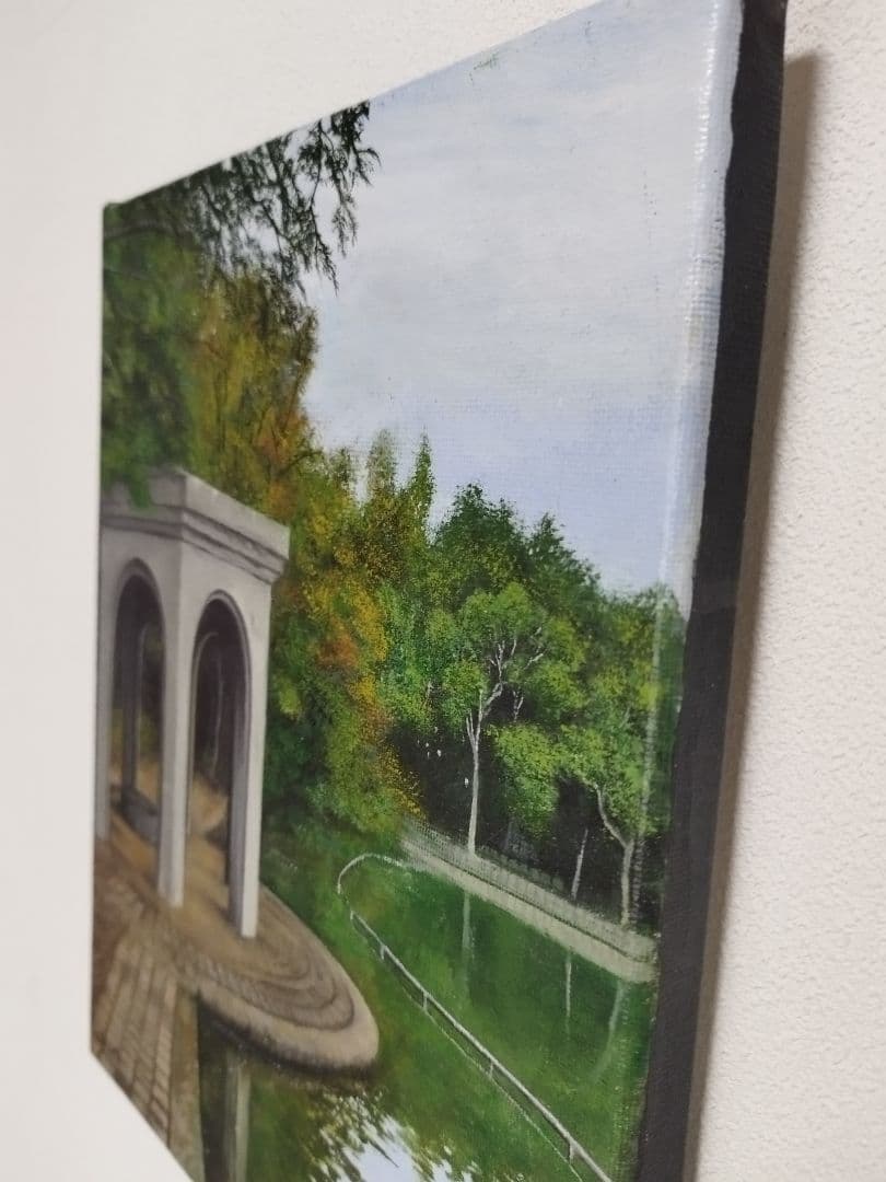 油絵 原画 風景画 F3サイズ 写実