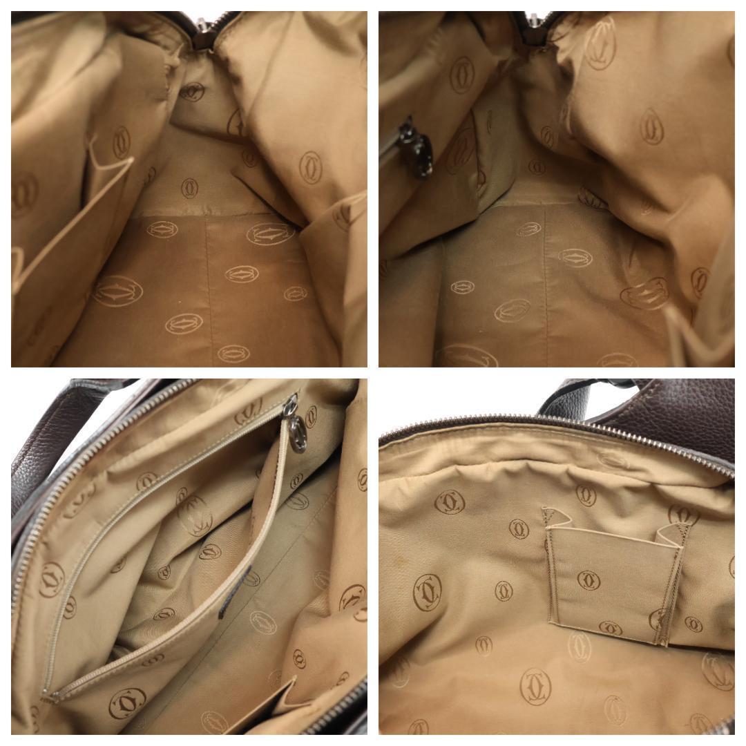 Cartier カルティエ マルチェロ 2way ハンドバッグ パンチングロゴ