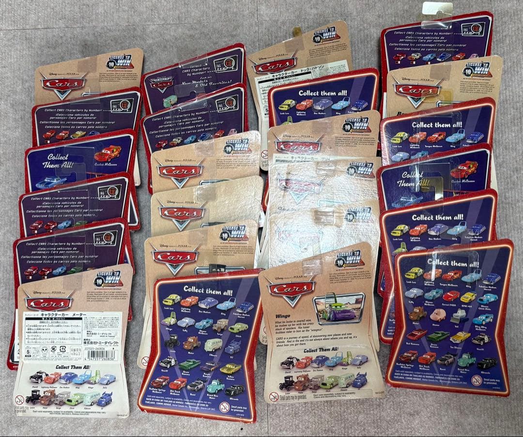 ぽ*る様 disny Cars pixar カーズ マテル ミニカー 153台