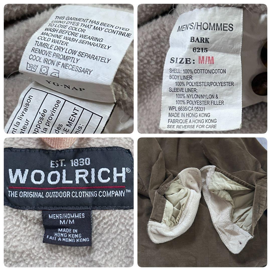 00s Woolrich コーデュロイ 裏フリース シャツジャケット ゆるだぼ