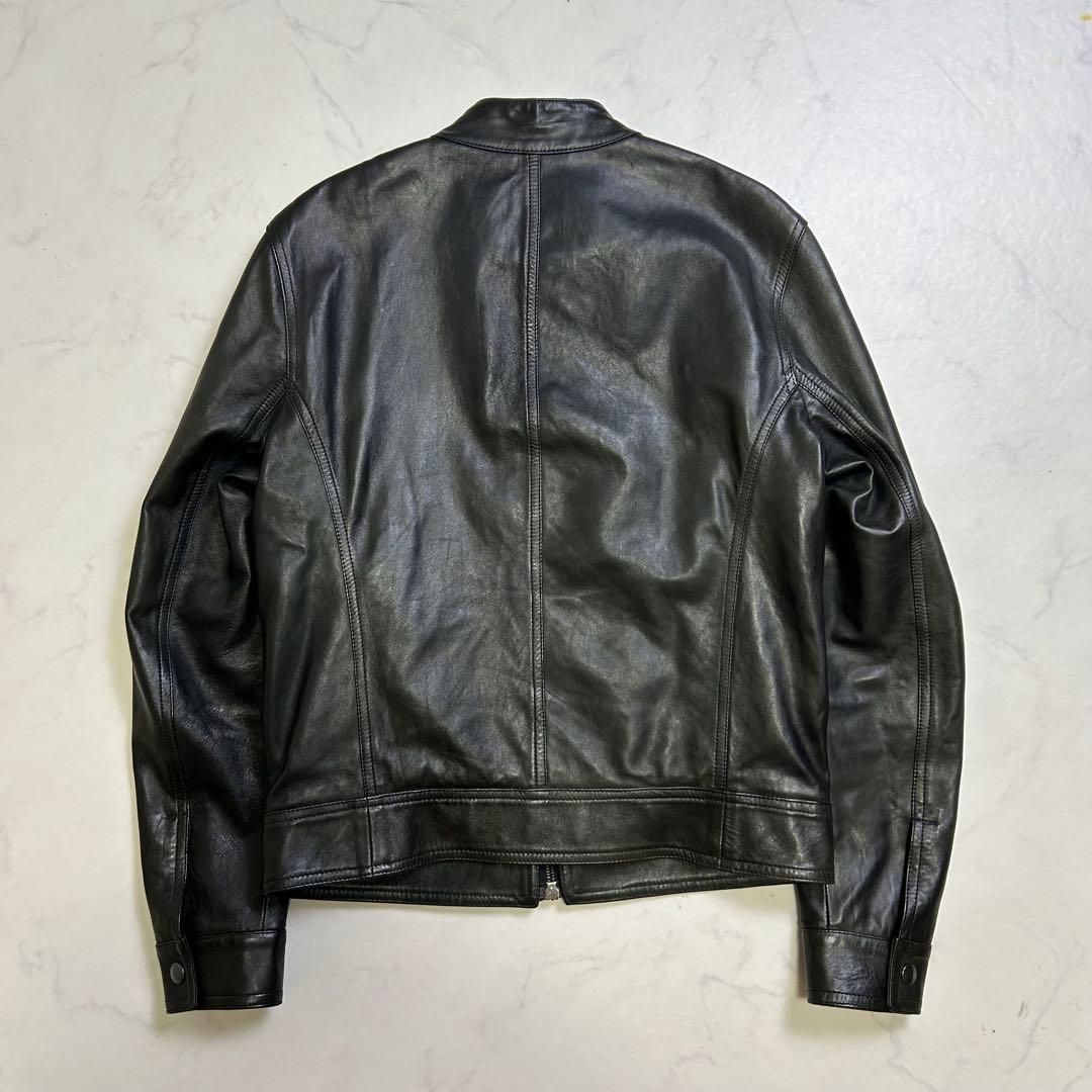 【ITALY製】EMMETI レザージャケット JURI 黒 44