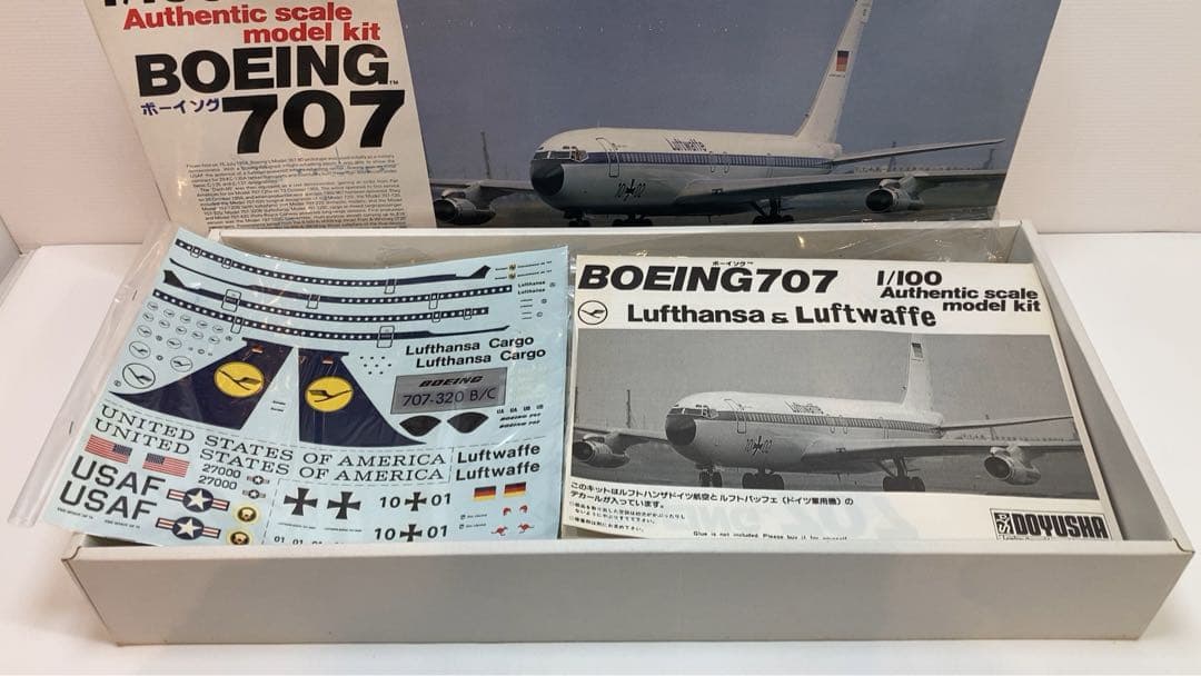 BOEING707 ボーイング　Lufthansa&Luftwaffe ドイツ