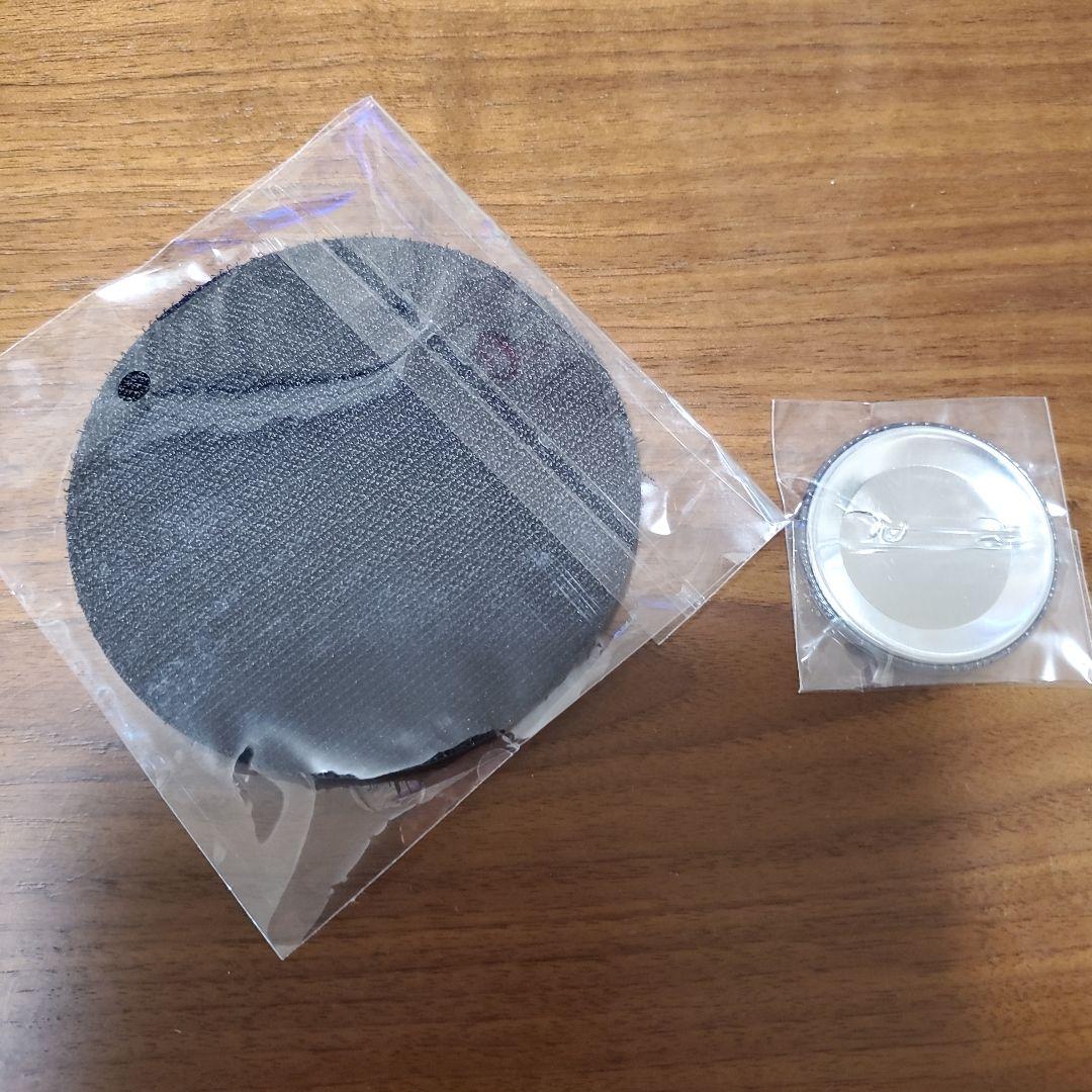 護衛艦かがラバーワッペン9.5cm F35 とバッチ