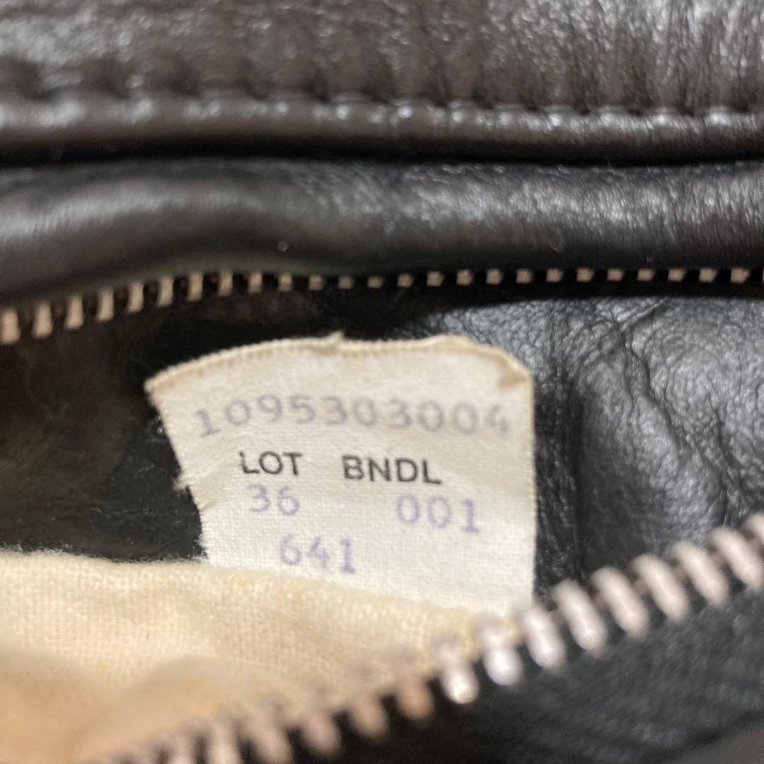 Schott ライダースジャケット　シングル　641 サイズ36 ボアライナー付