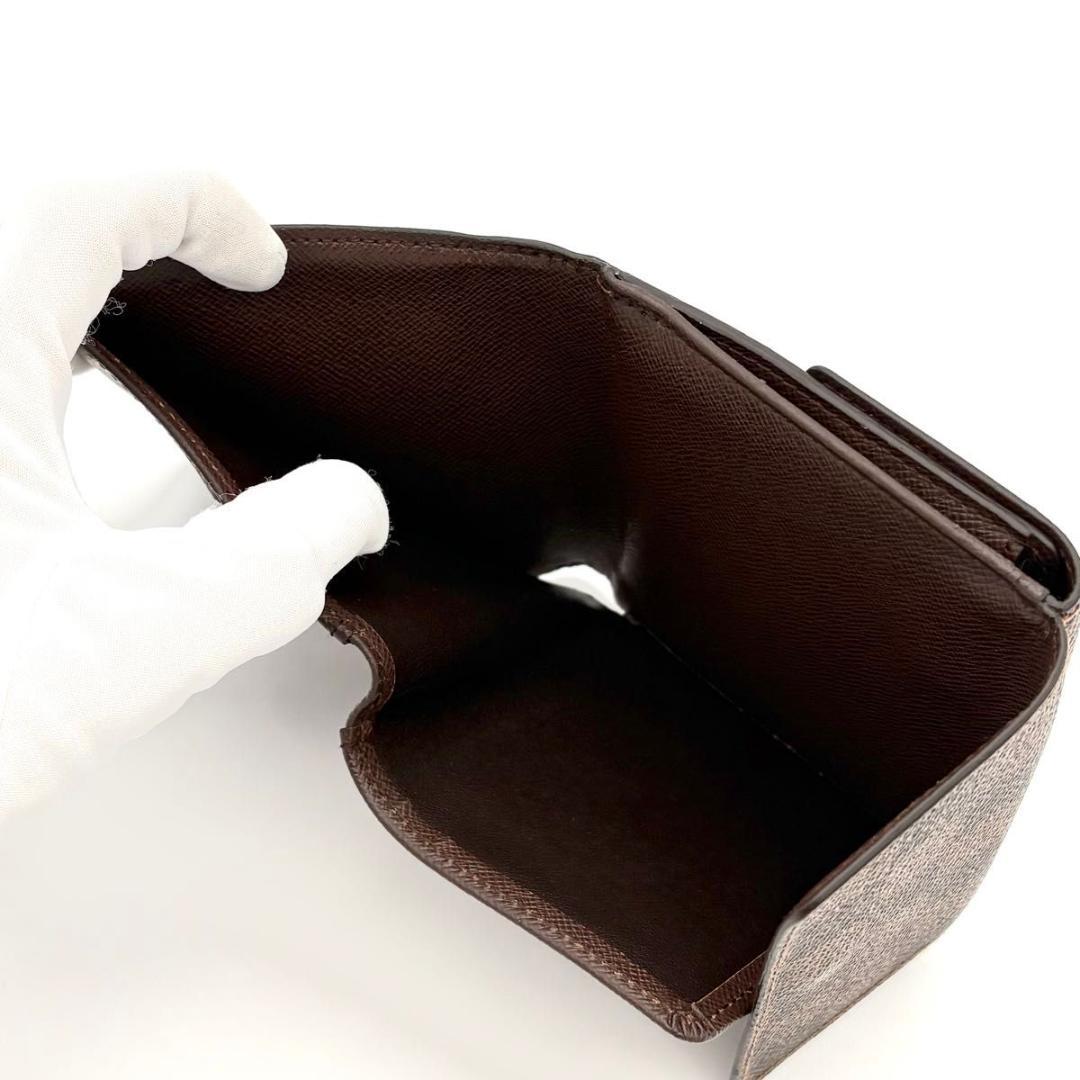 ルイヴィトン 折財布 ダミエ エベヌ ポルトフォイユ エリーズ 2221