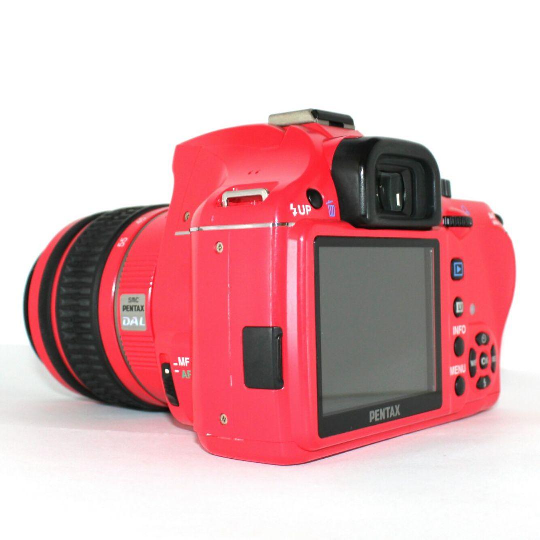 PENTAX K-x デジタル一眼レフカメラ レッド iPhone転送✨完動品✨