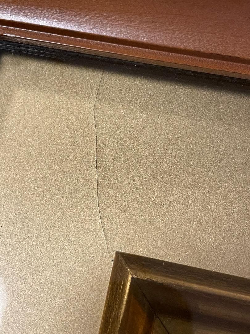 「真作」浦野光江「野菊」静物画　油彩画　額装　サイン有り　SM号