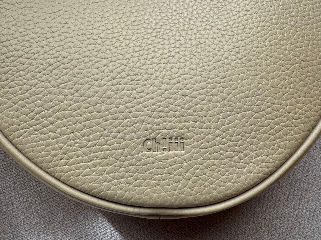 ch!iiibag レザーハートショルダー オフホワイト　チーバッグ