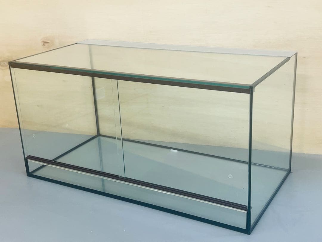 一点商品！特注パルダリウム・テラリウム水槽600×300×360 未使用品