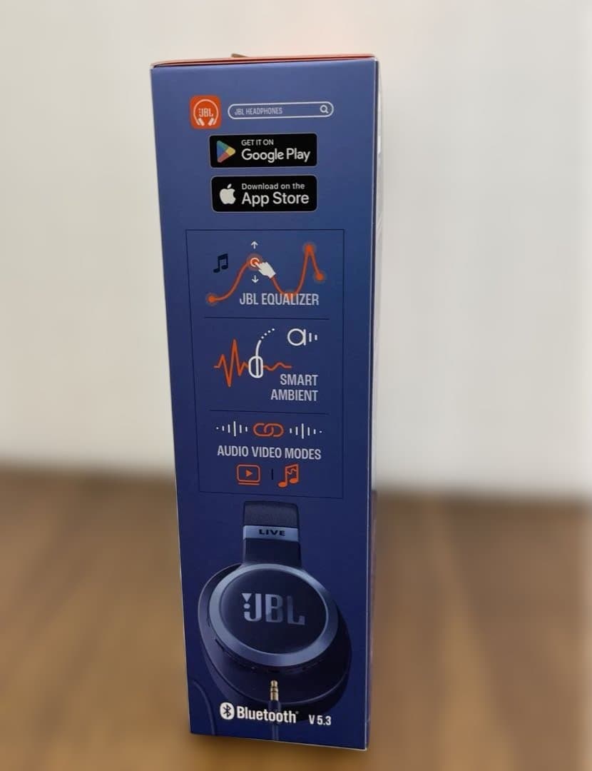 11029新品未開封JBL LIVE 770NC ワイヤレスヘッドホン ブルー