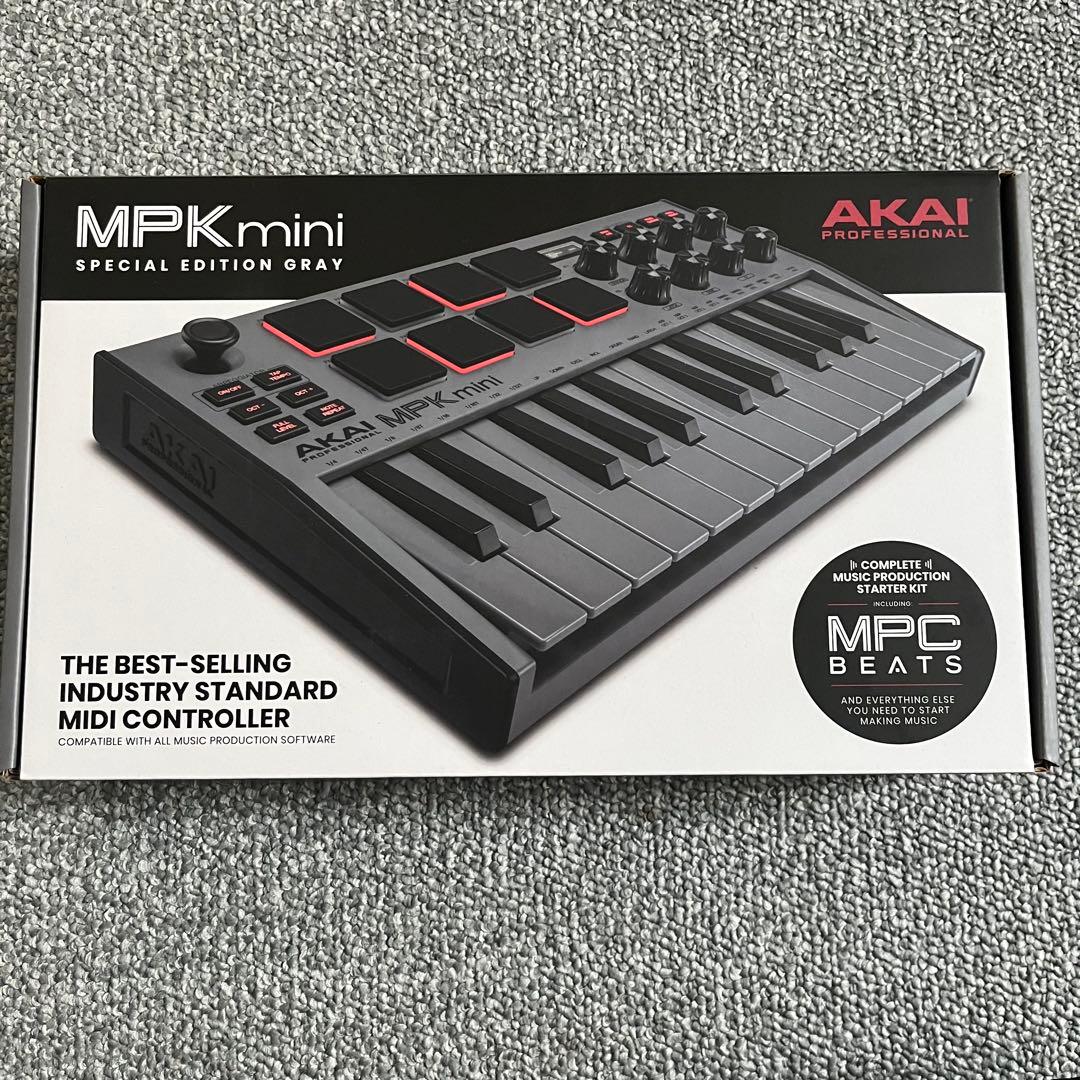 AKAI MPK mini MIDIキーボード 箱付き
