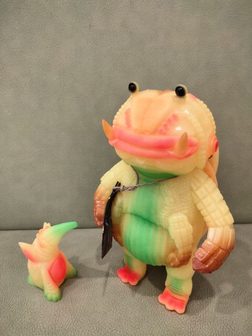 ソフビ　monstock フロッゲン　蓄光　杉山実　ブルマァク　安楽安作