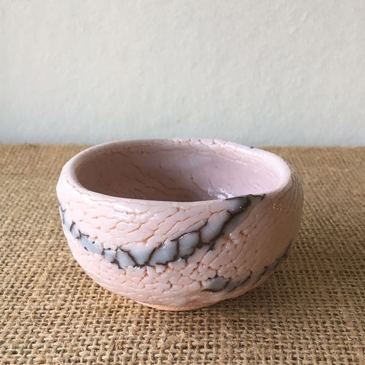 美濃焼 ピンク志乃 ぐい飲み 箱付き