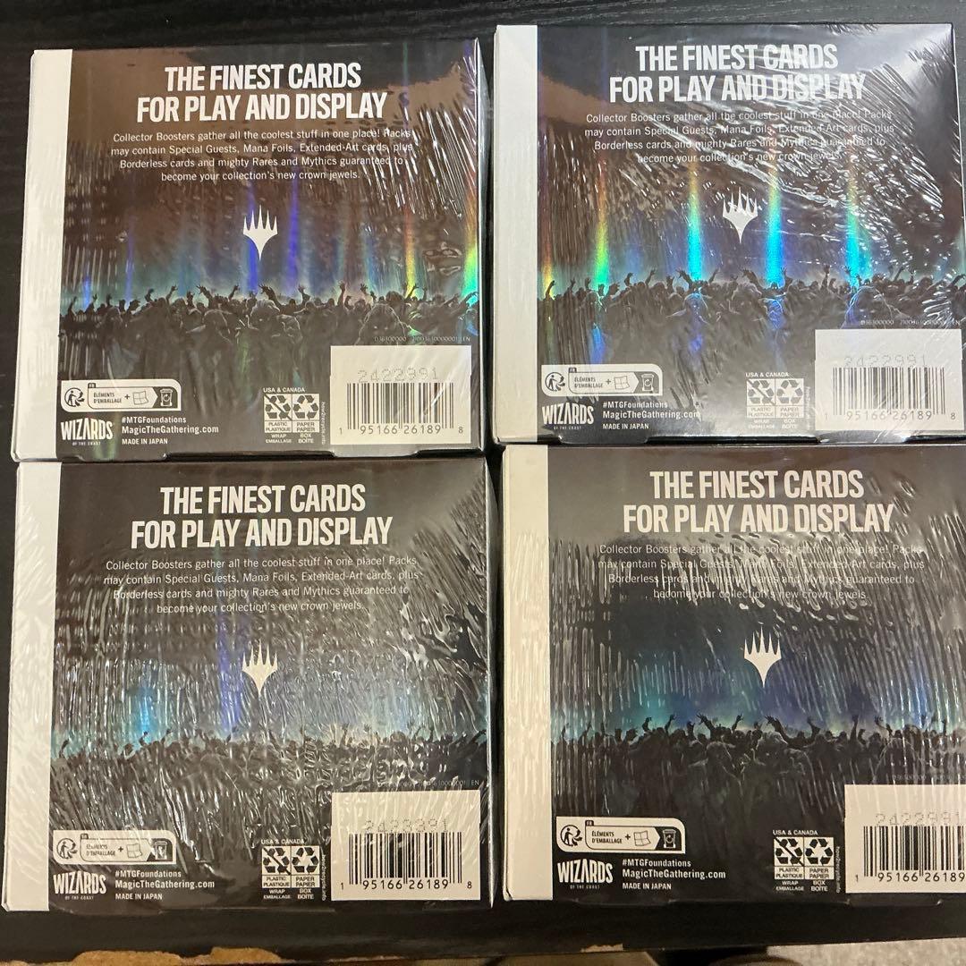 mtg ファウンデーションズ コレクターブースター未開封4boxセット 英語版