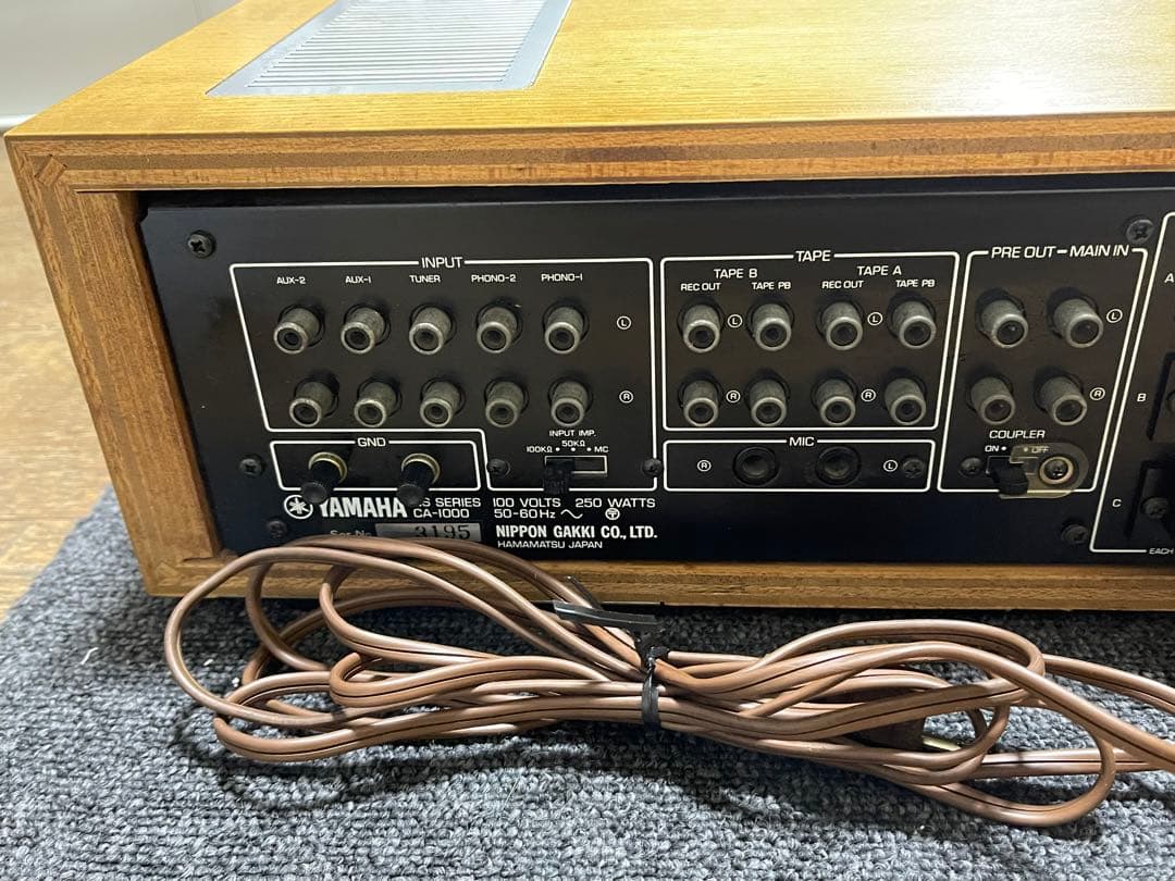 ト*キ様 YAMAHA CA-1000 プリメインアンプ