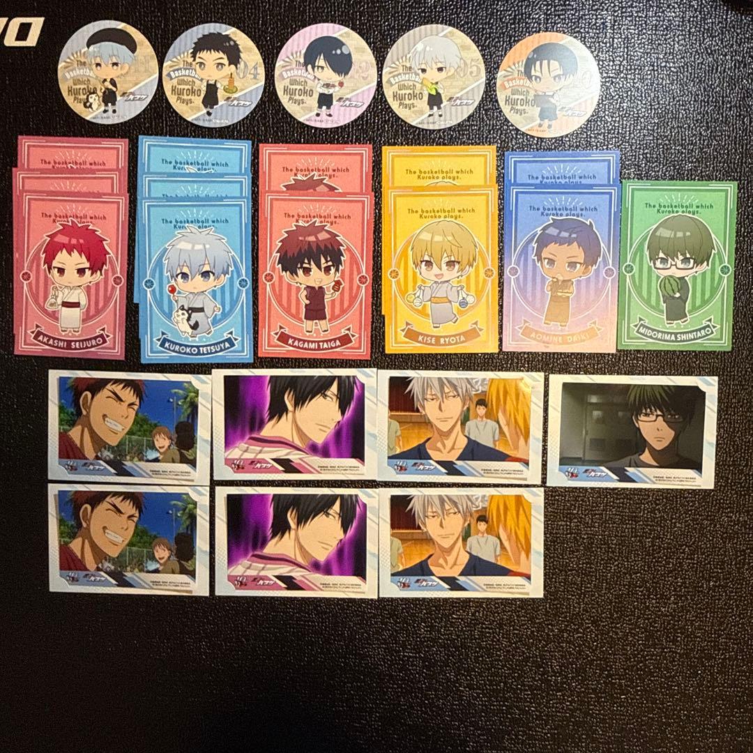 黒子のバスケ　台紙付ブロマイド　まとめ売りOFFICIALSTORE おまけ付き