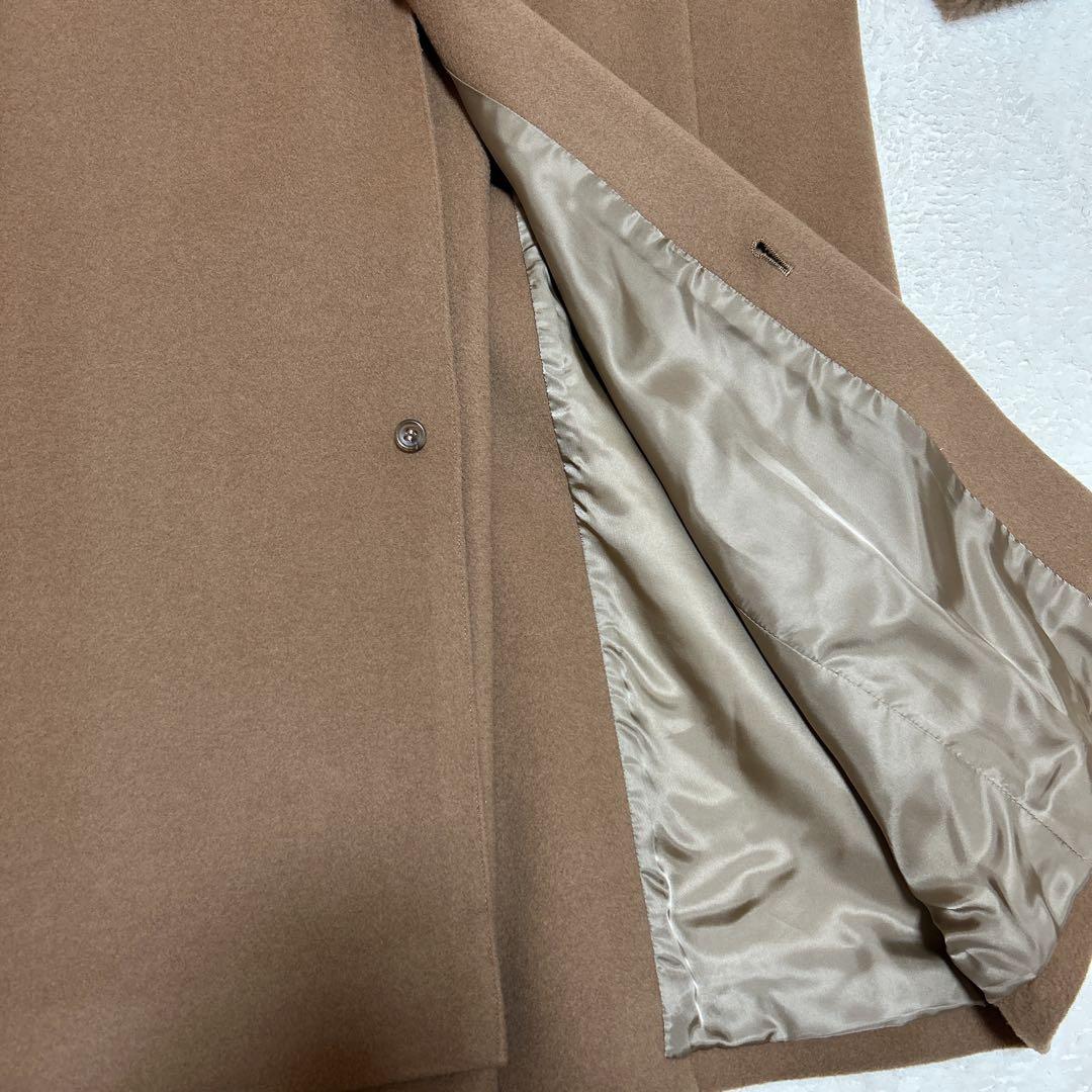 ブルックスブラザーズ チェスターコート ロングコート ダブル 金ボタン カシミヤ