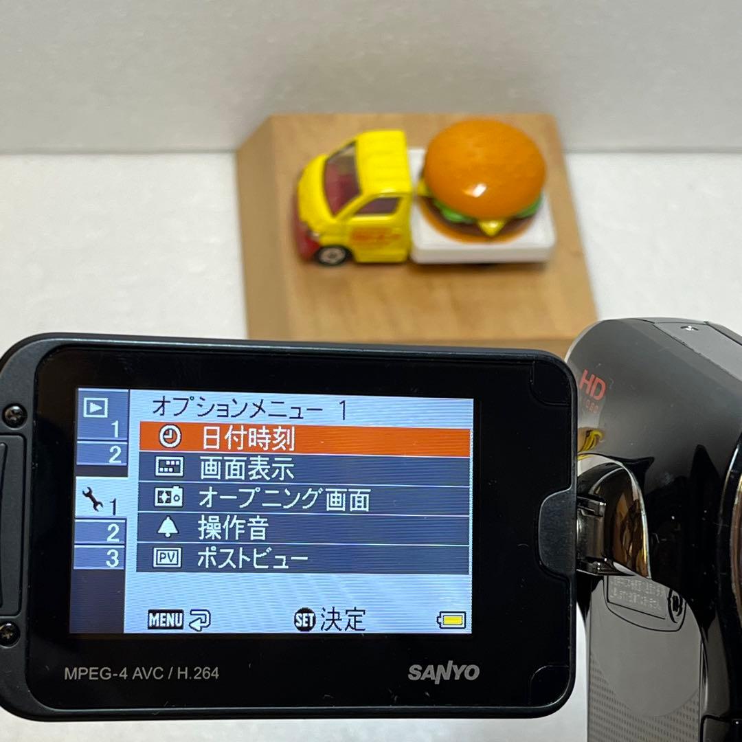 SANYOデジタルムービーカメラXacti DMX-CA100ブラック☆実動品☆