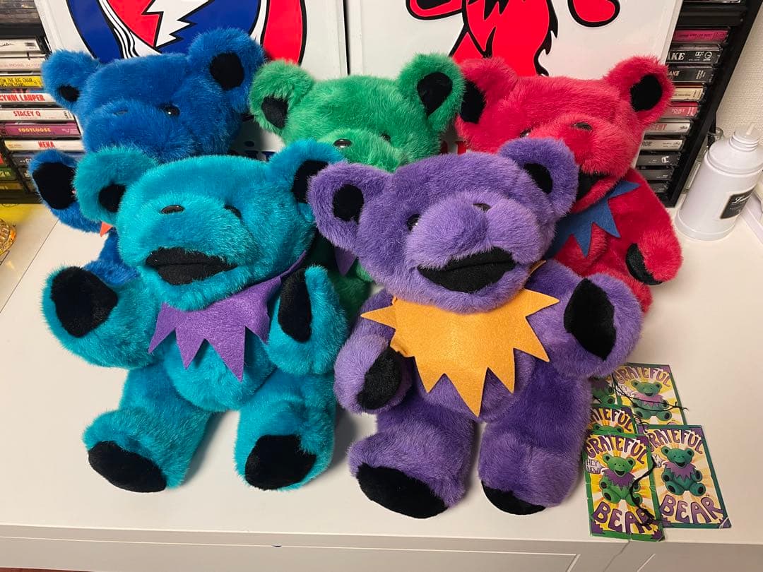 グレイトフルデッドベア 12インチ Grateful dead Bear5体