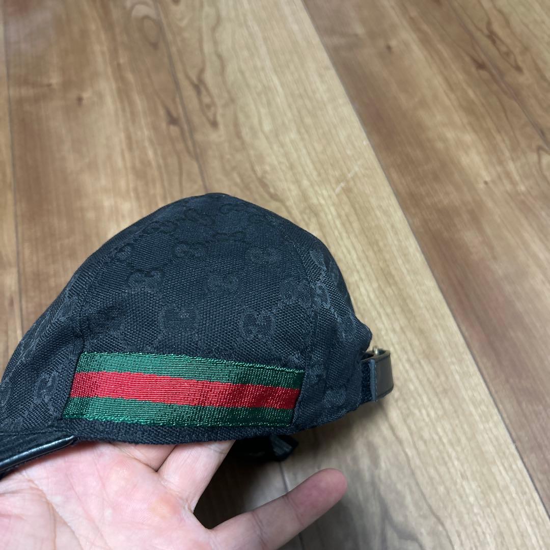 Gucci ブラック キャップ　Lサイズ