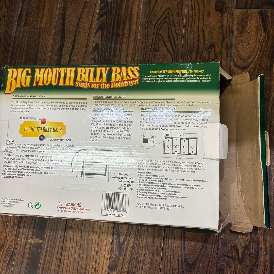 BIG MOUTH BILLY BASS Xmas限定版　ビックマウス