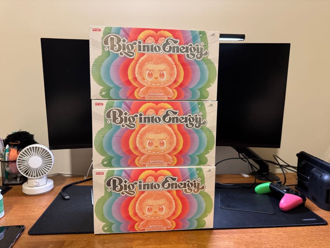 正規品・未開封　Labubu Big into energy アソート3個セット