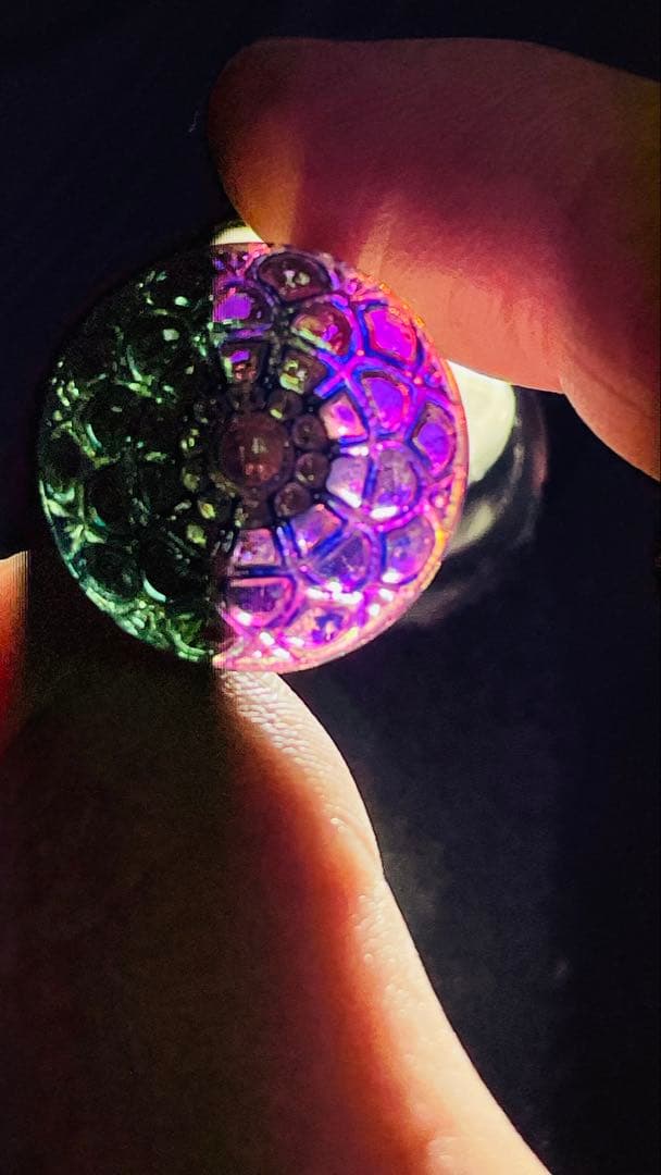 桃蓮玉✨現品のみ‼️魅惑の七変化魔術曼荼羅リング✨