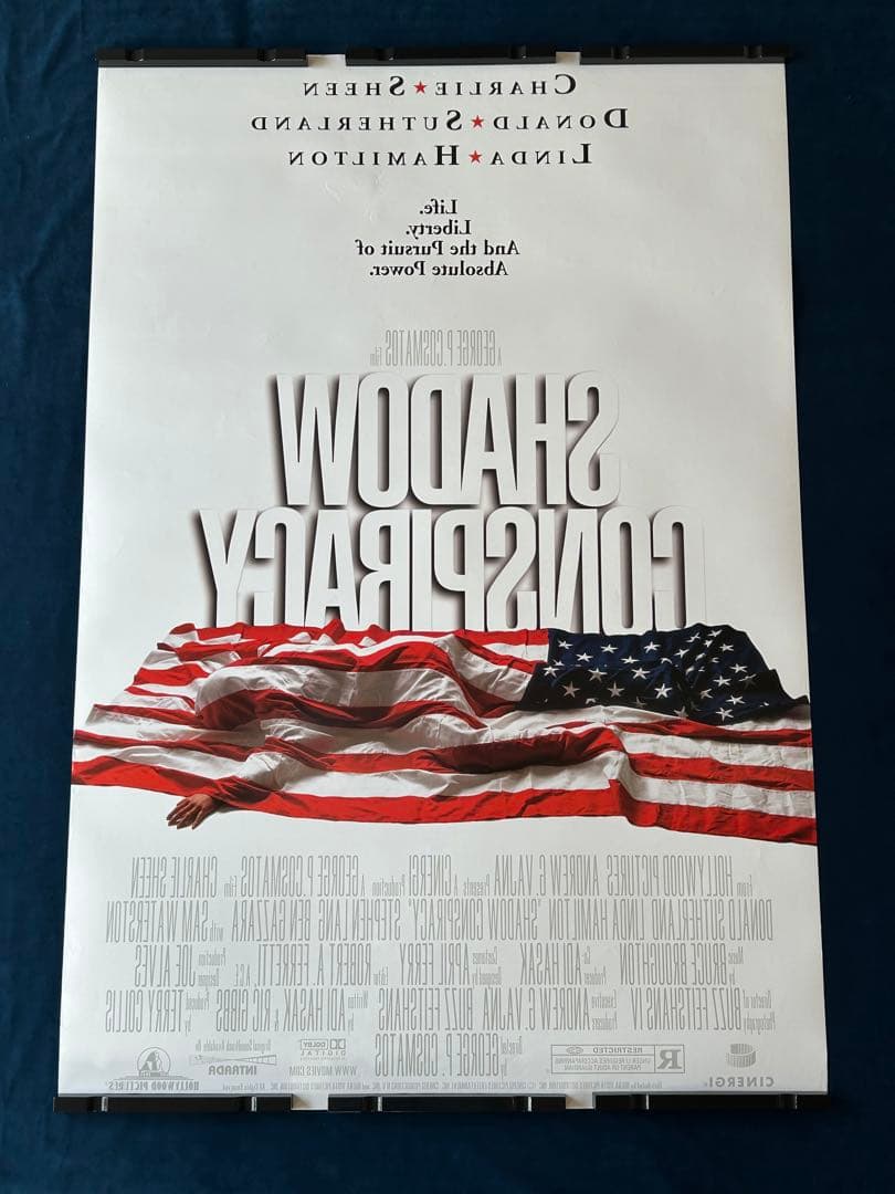 影の陰謀　USオリジナル映画ポスター