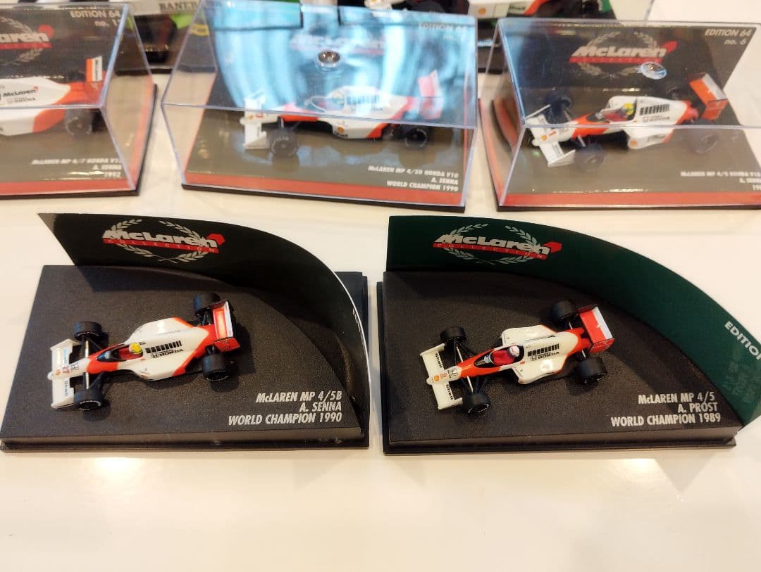 マクラーレン MP4/5B アイルトン・セナ ミニカー 6台セットミニチャンプス
