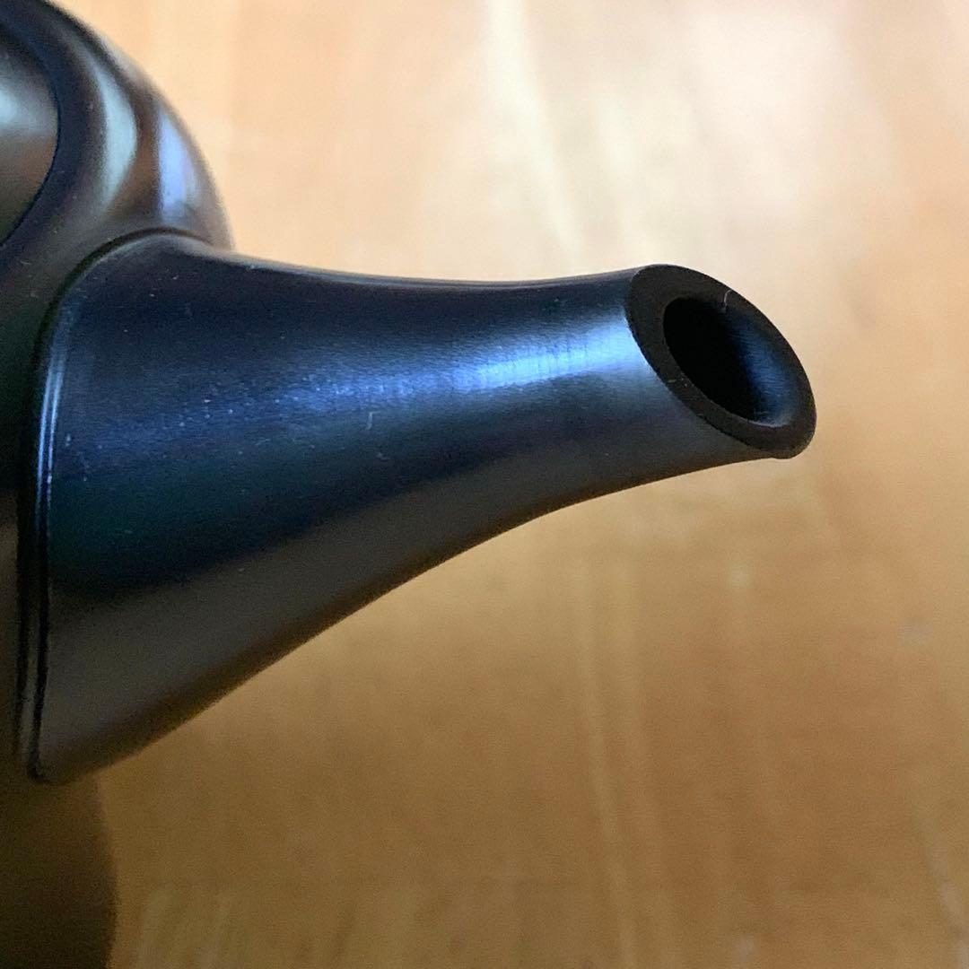 【茶注27 黒泥　瓶子型　研ぎ出し】榊原賢治　共箱