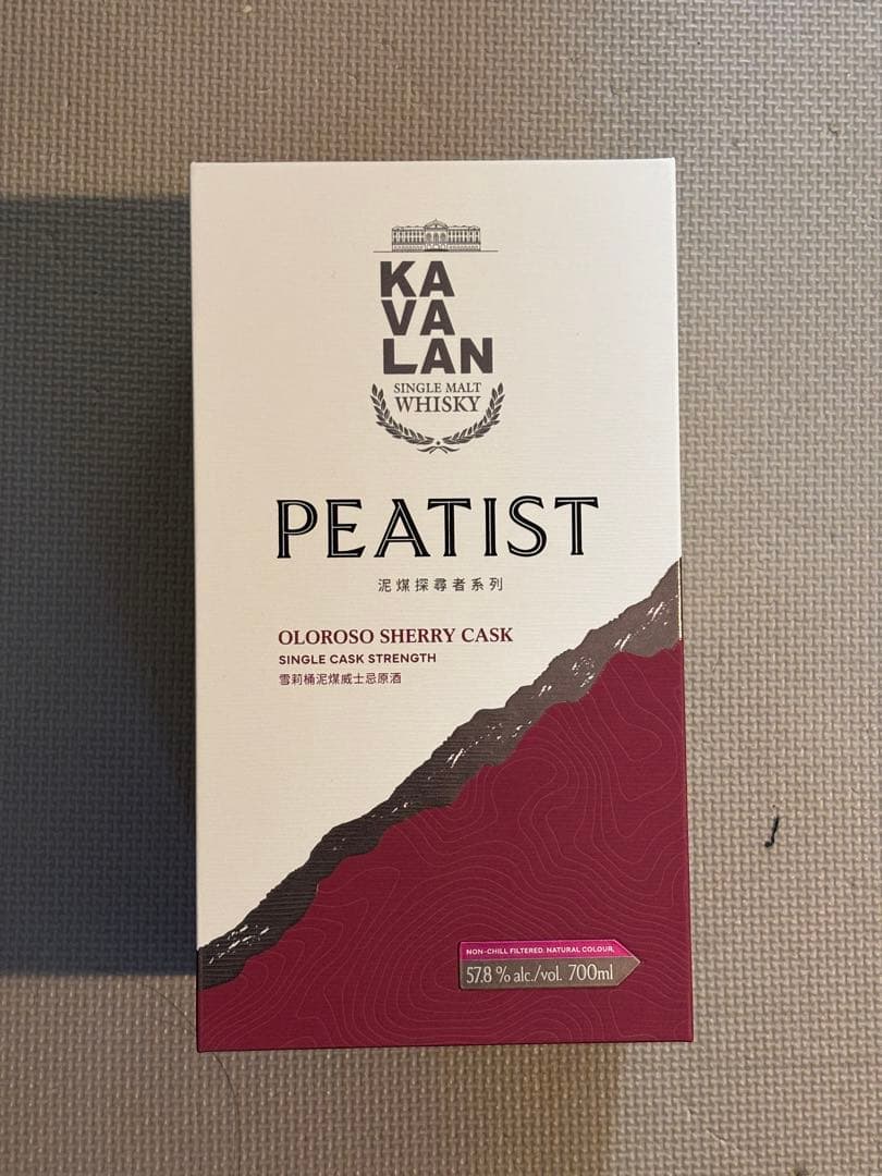 カバランピーテッド　KAVALAN PEATIST 57.8% 700ml