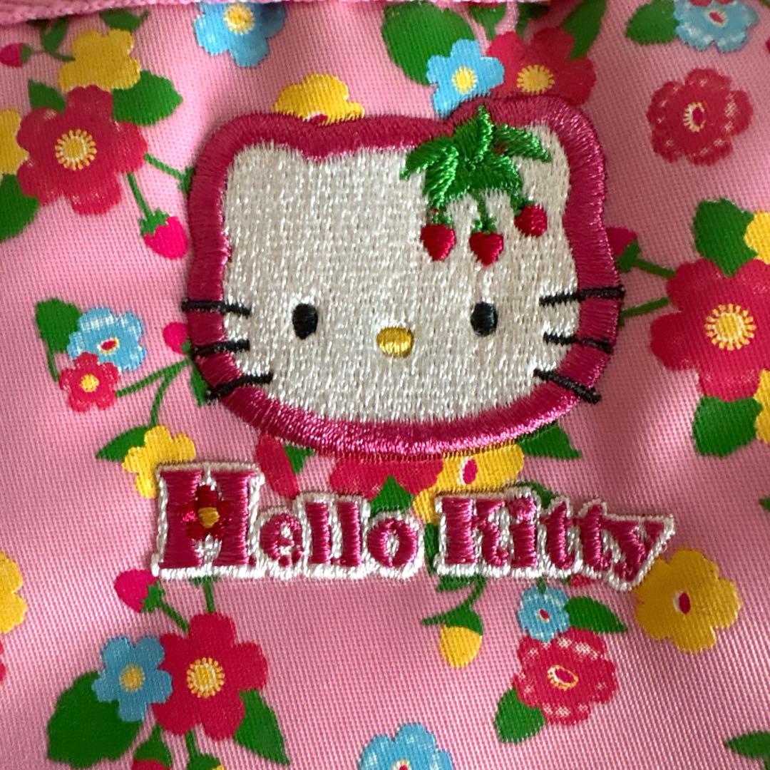 【希少】激レア　ハローキティ 花柄 ピンク マルチケース サンリオ　平成レトロ