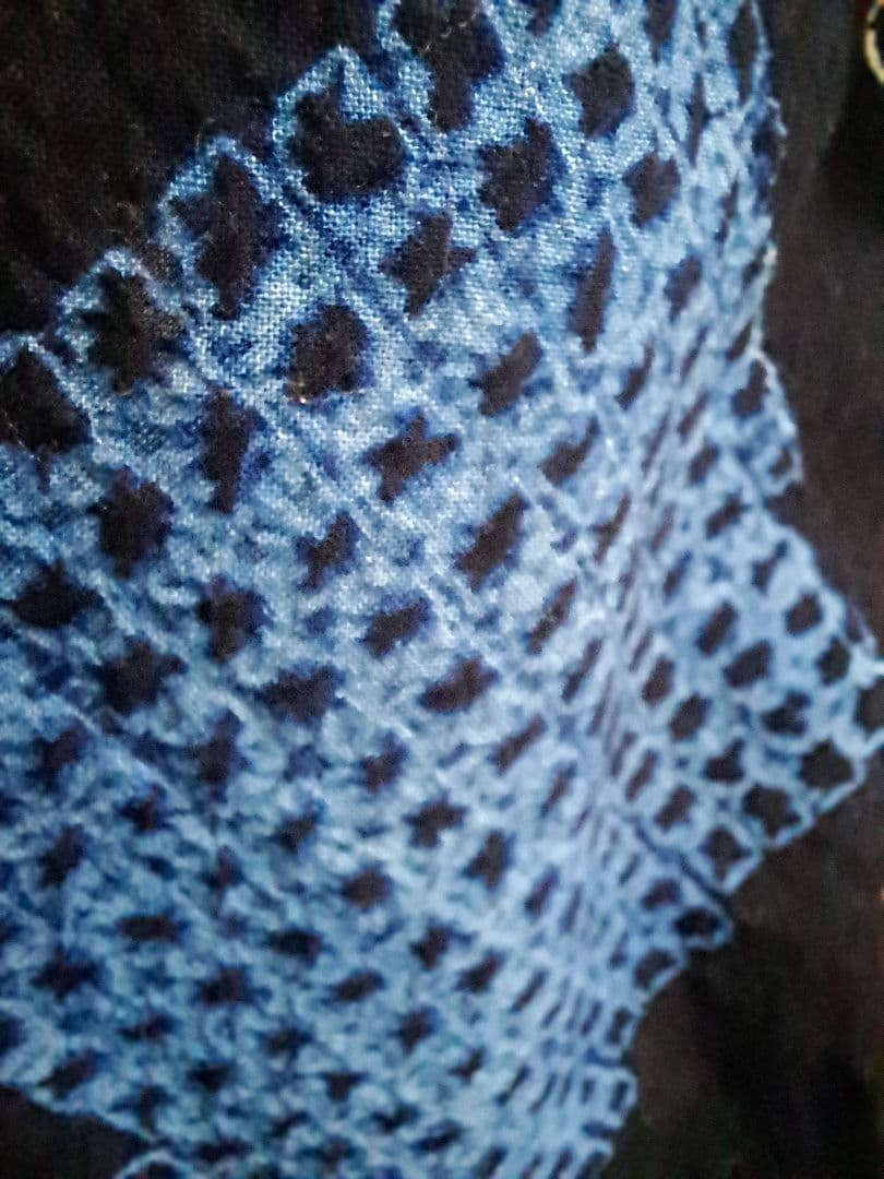 絞り浴衣 有松絞り 石畳