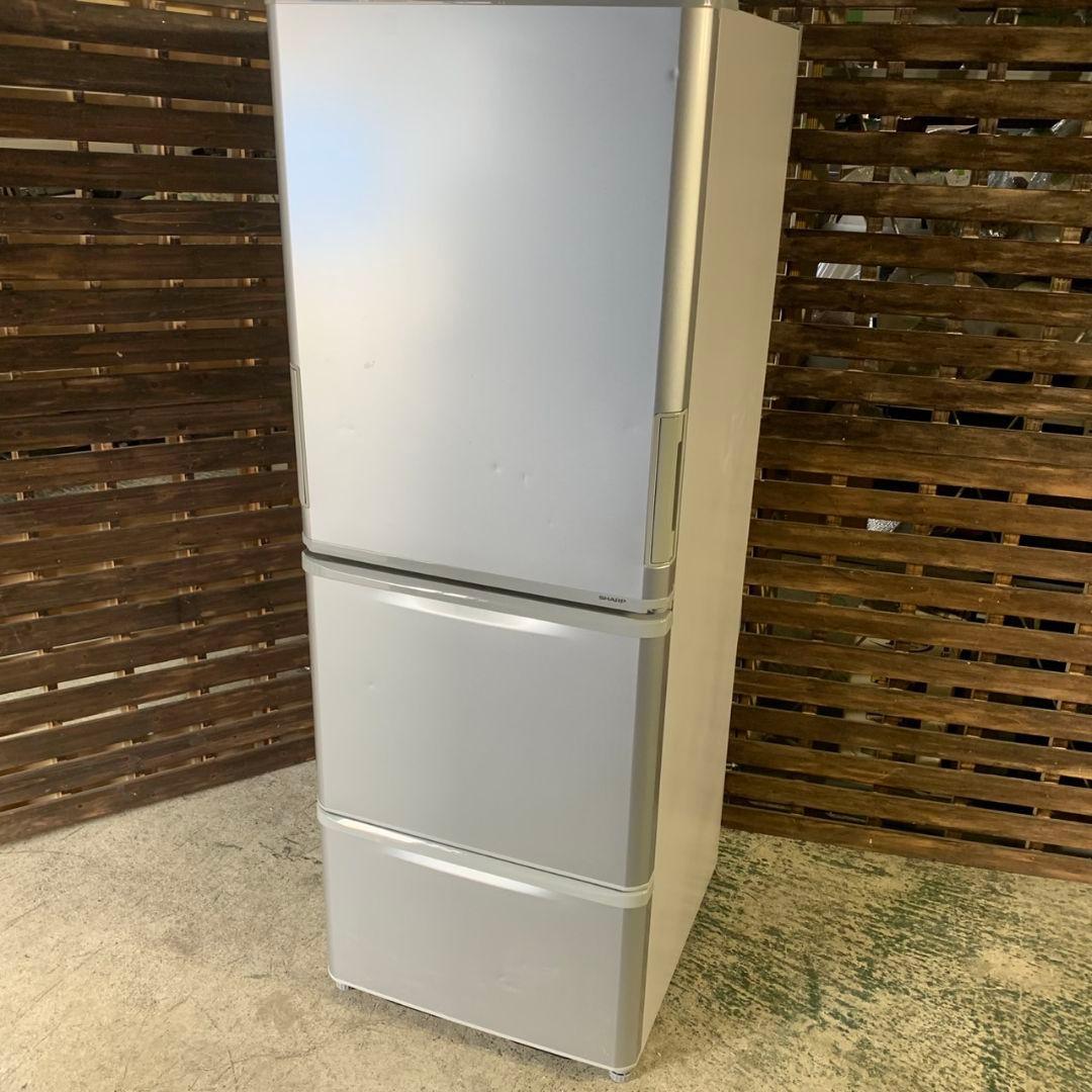 I896 SHARP 3ドア 350L 冷蔵庫 SJ-W352E-S