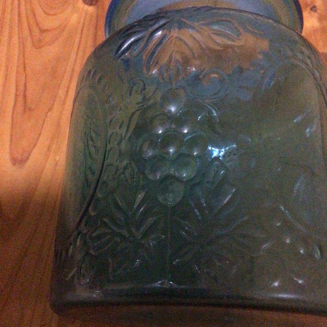 ガラス瓶　インテリア　昭和レトロ　OSAKA、JAPAN、SHIMADA