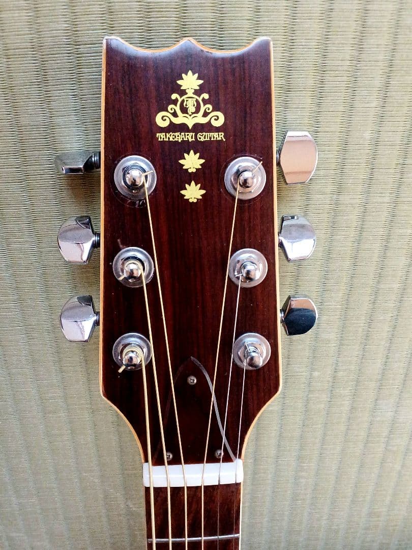 【送料込】タケハルギター　木曽鈴木　低弦高　メンテ済み　バック3ピース