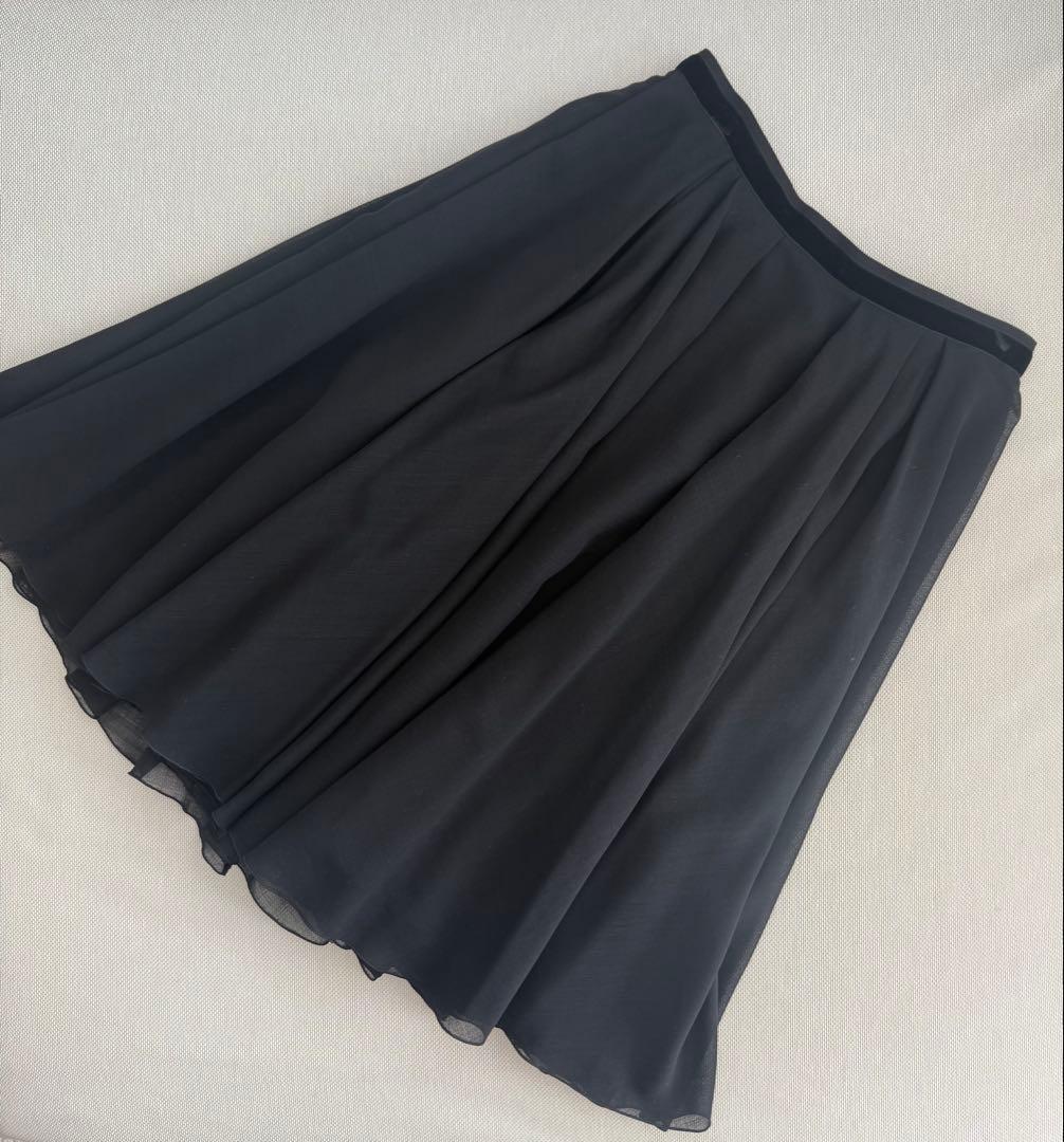 FOXEY＊フレアスカート＊40＊ブラック＊SP品＊フォクシー