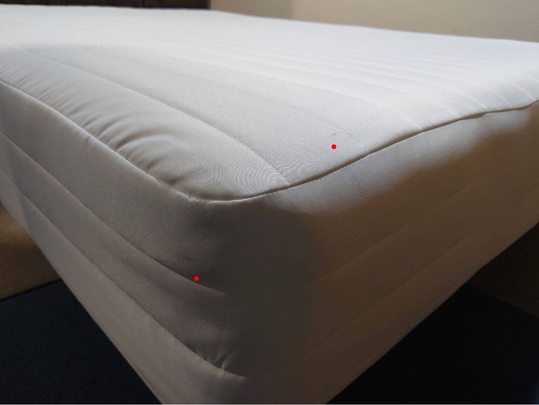 東京都23区送料込 ◆MUJI脚付きダブルマットレス洗えるカバ(TPH4803)