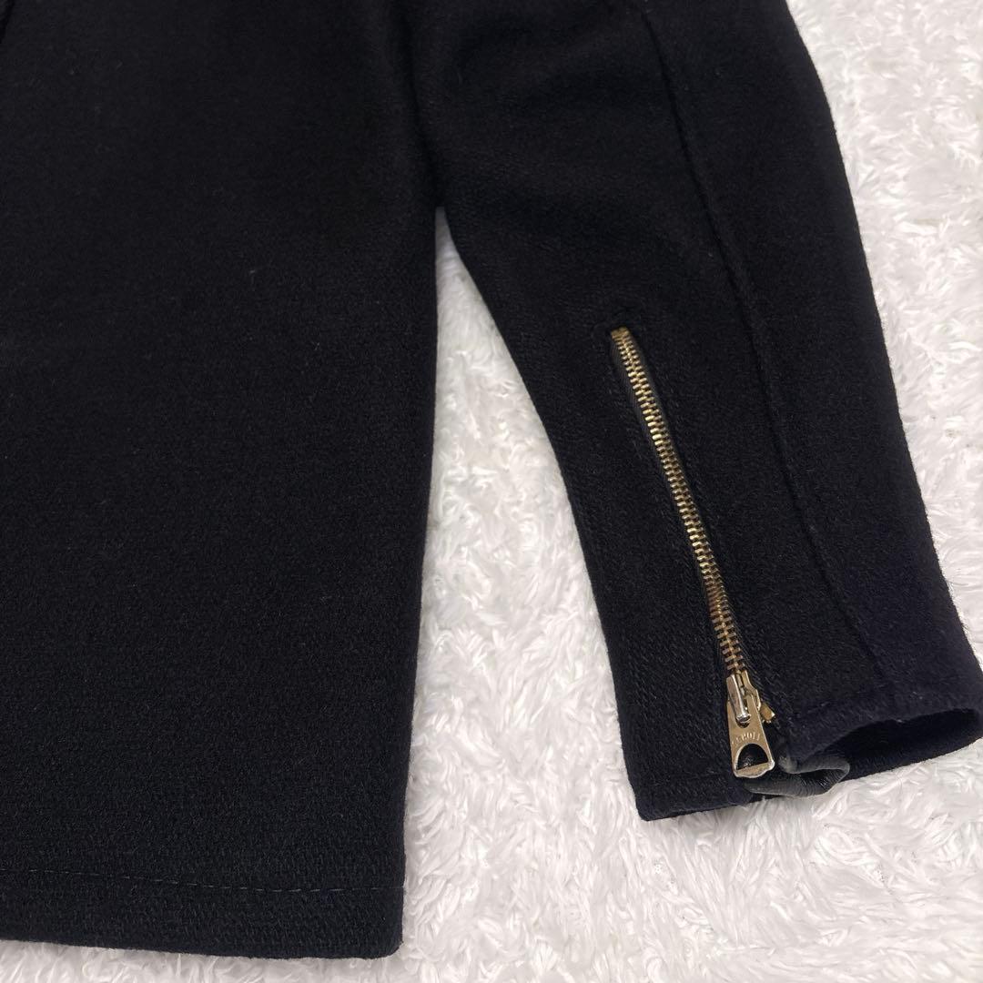 Schott ショット USA製 ウール ライダースコート シングル ブラック