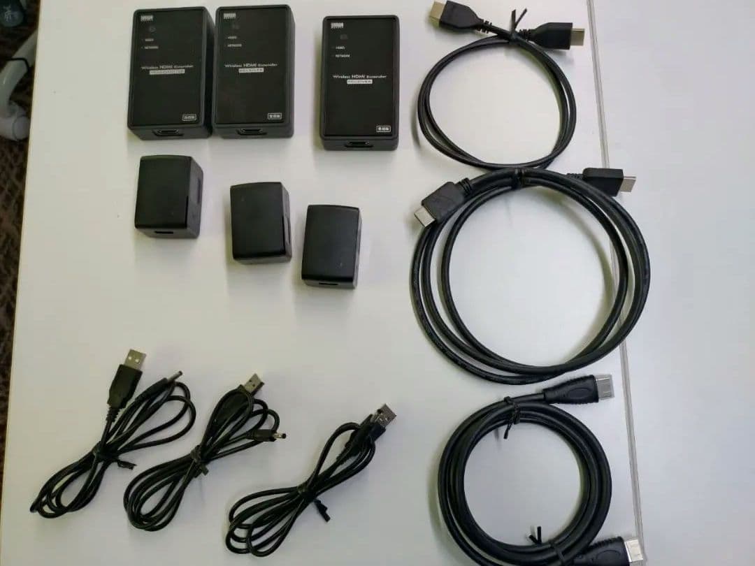 サンワサプライ HDMI無線エクステンダー2か所に出力　 VGA-EXWHD7N